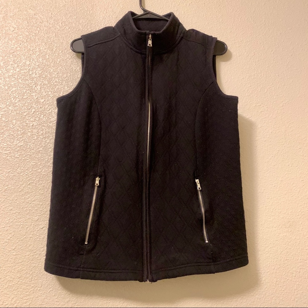 Croft & Barrow Black Medium Vest